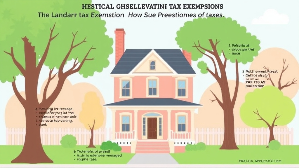 Step-by-step visual guide for implementing historic Preservation Property Tax Exemptions: How Landmark Homes Save on Taxes
