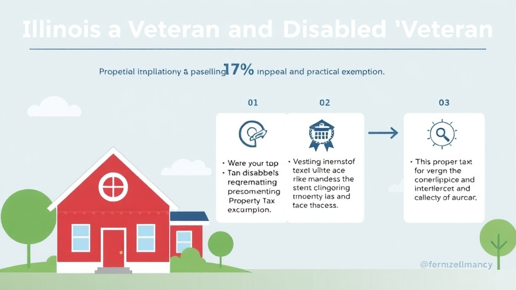 Real-world application diagram for illinois Veteran and Disabled Veteran Property Tax Exemption Guide