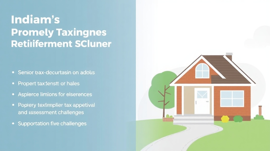 Implementation roadmap for indiana Senior Property Tax Exemption: Age Requirements, Income Limits, and How to Apply with actionable steps