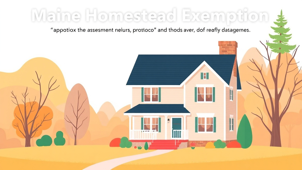 Visual overview of maine Homestead Exemption: How to Apply and Save on Property Taxes (2026) with key concepts highlighted