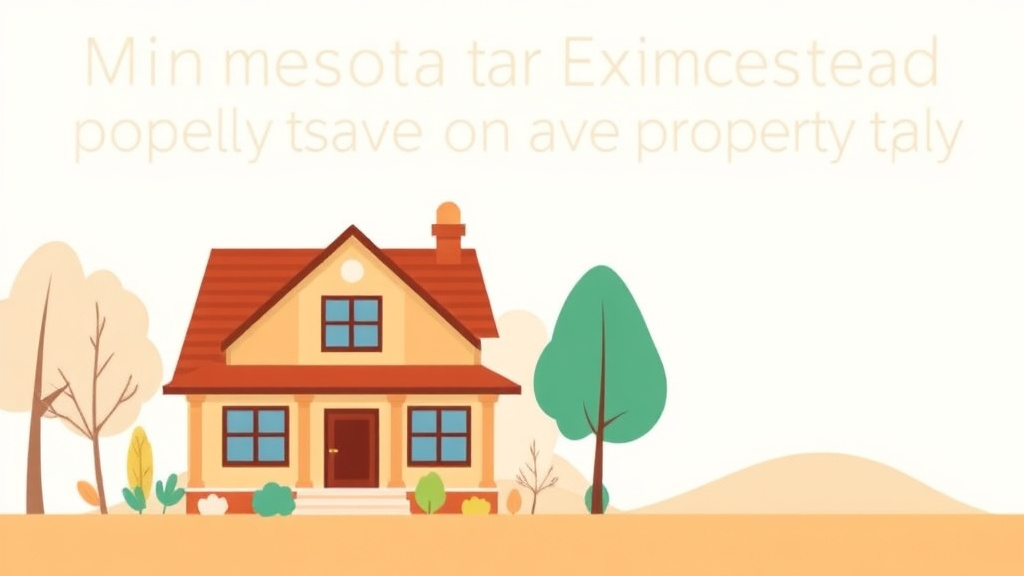 Educational graphic covering the essentials of minnesota Homestead Exemption: How to Apply and Save on Property Taxes (2026)