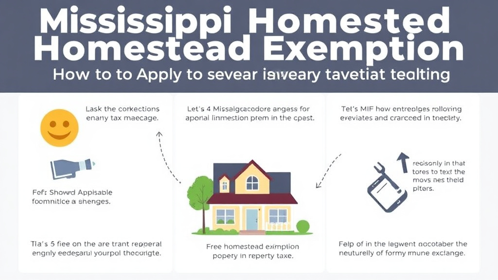 Practical workflow diagram for mississippi Homestead Exemption: How to Apply and Save on Property Taxes (2026)