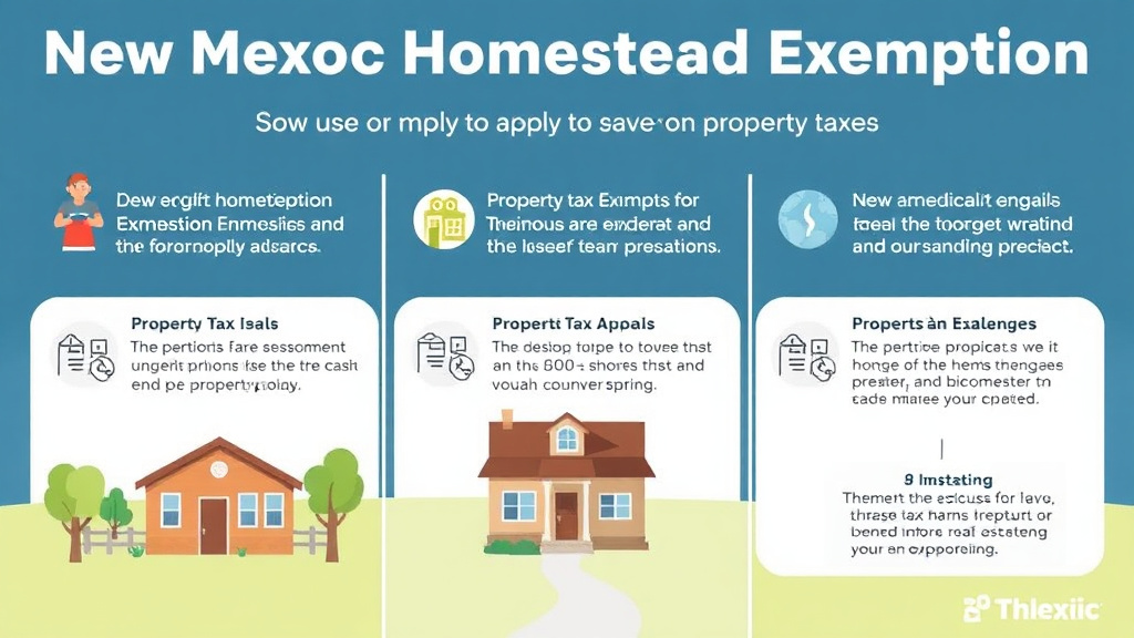 Practical checklist visual for new Mexico Homestead Exemption: How to Apply and Save on Property Taxes (2026)