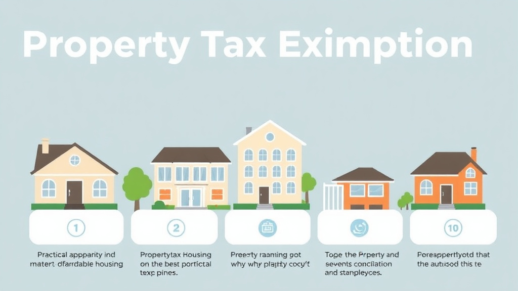 Process flow illustration for putting property Tax Exemption for Affordable Housing and Nonprofit Housing into action