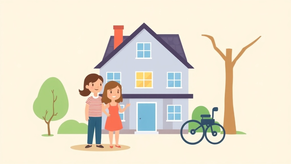 Illustration breaking down the fundamentals of property Tax Exemption for Families With Disabled Children