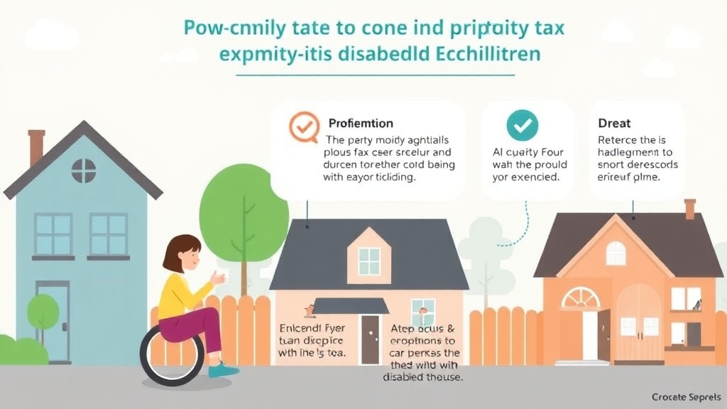 Real-world application diagram for property Tax Exemption for Families With Disabled Children