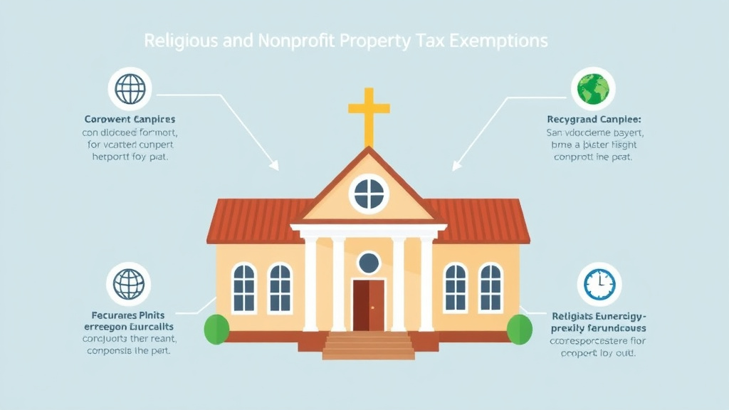 Real-world application diagram for religious and Nonprofit Property Tax Exemptions: Who Qualifies