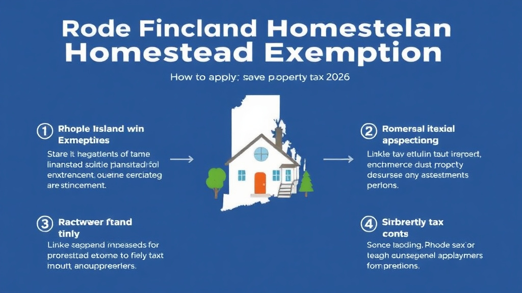 Practical workflow diagram for rhode Island Homestead Exemption: How to Apply and Save on Property Taxes (2026)