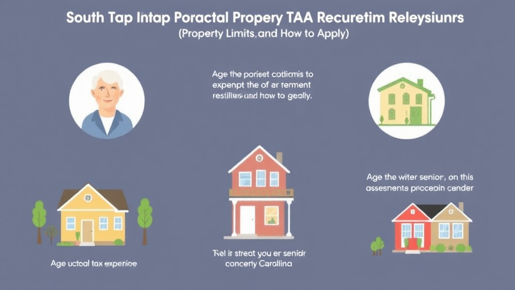 Action-oriented illustration showing how to apply south Carolina Senior Property Tax Exemption: Age Requirements, Income Limits, and How to Apply