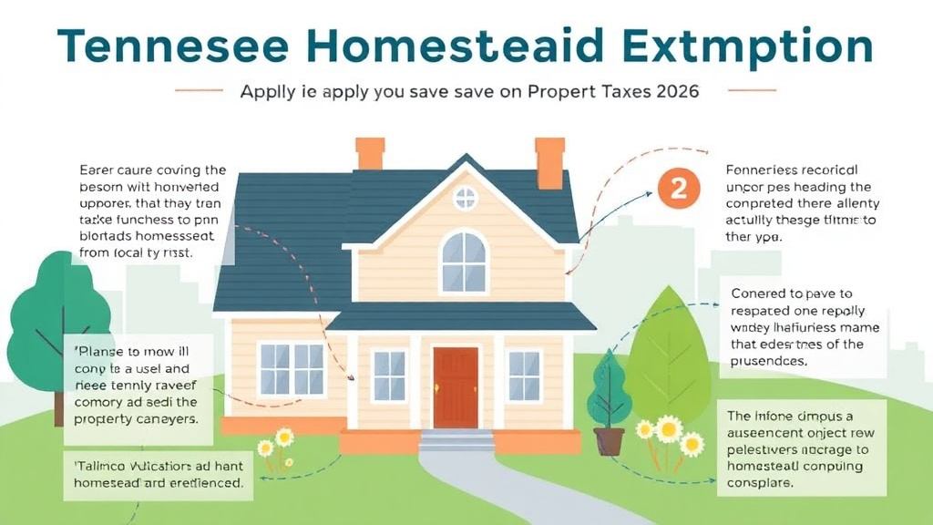 Process flow illustration for putting tennessee Homestead Exemption: How to Apply and Save on Property Taxes (2026) into action