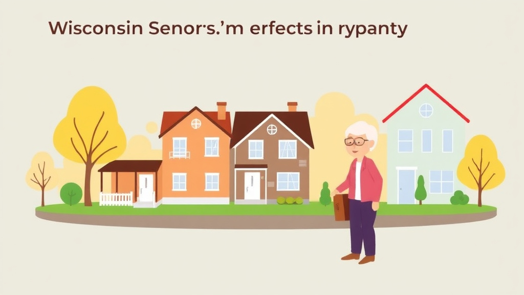 An informative visual explaining wisconsin Senior Property Tax Exemption: Age Requirements, Income Limits, and How to Apply for beginners and professionals