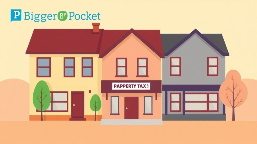 Educational graphic covering the essentials of biggerPockets Property Tax Strategies: What Smart Investors Do