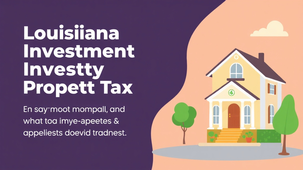 Conceptual diagram showing how louisiana Investment Property Tax Guide: What Landlords and Investors Need to Know works in practice