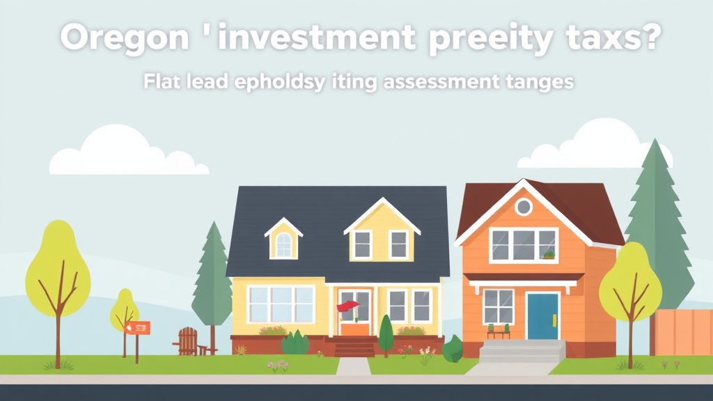 A professional illustration depicting oregon Investment Property Tax Guide: What Landlords and Investors Need to Know