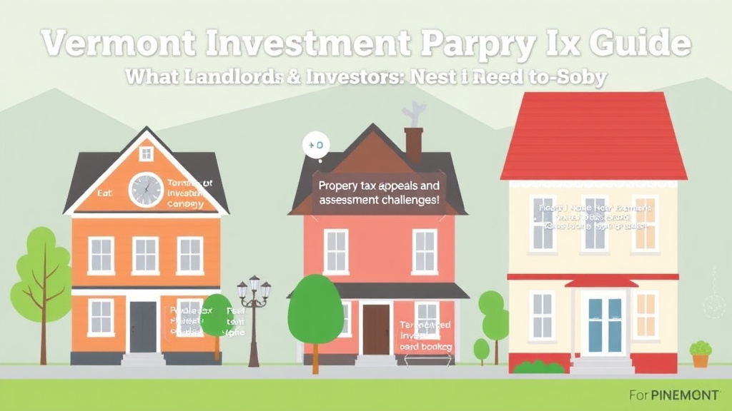 Action-oriented illustration showing how to apply vermont Investment Property Tax Guide: What Landlords and Investors Need to Know