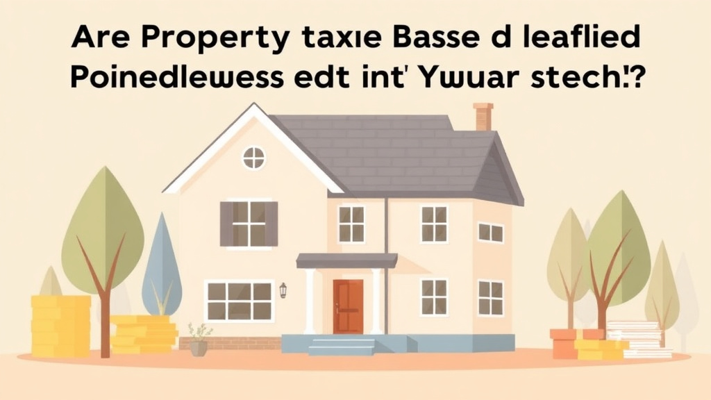 Educational graphic covering the essentials of are Property Taxes Based on Purchase Price? It Depends on Your State