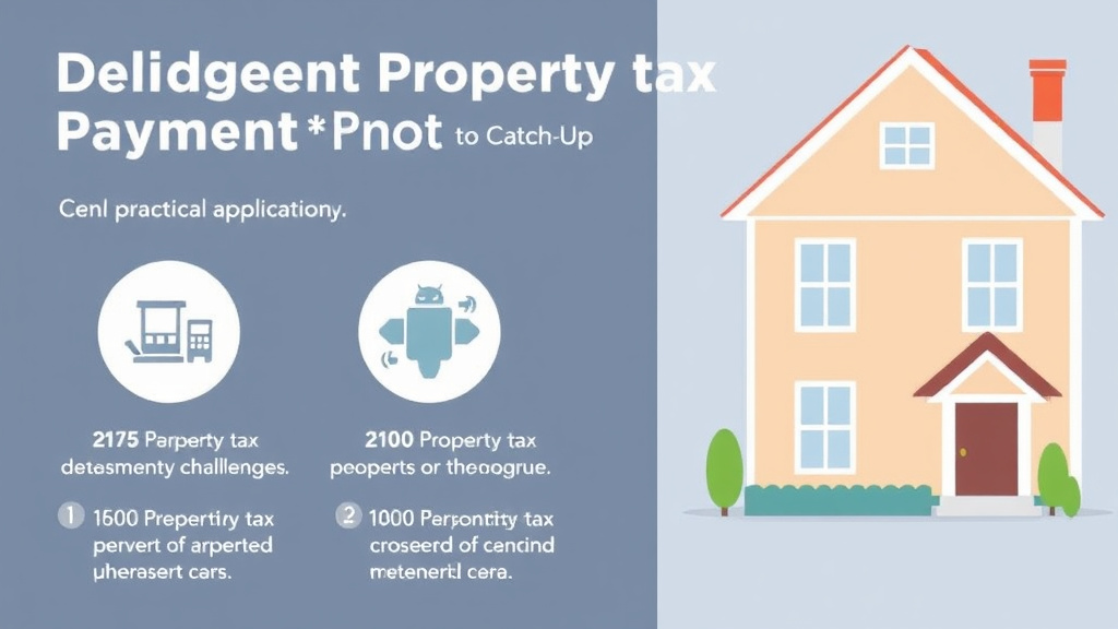Process flow illustration for putting delinquent Property Tax Payment Plan: Options to Catch Up into action