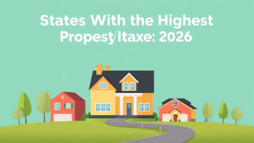 Visual overview of states With the Highest Property Taxes in 2026 with key concepts highlighted