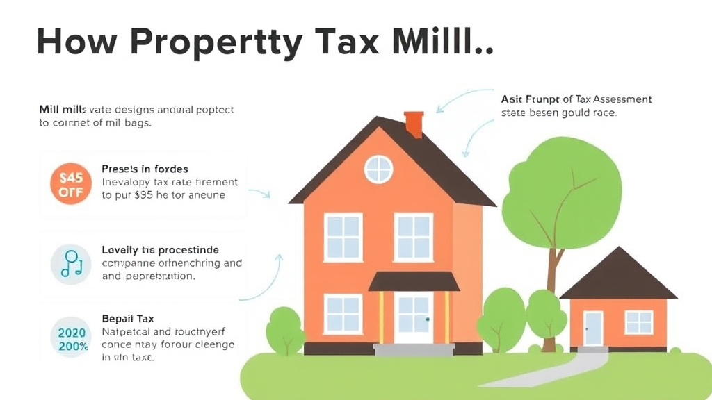 Action-oriented illustration showing how to apply mill Rate Explained: How Property Tax Mills Work
