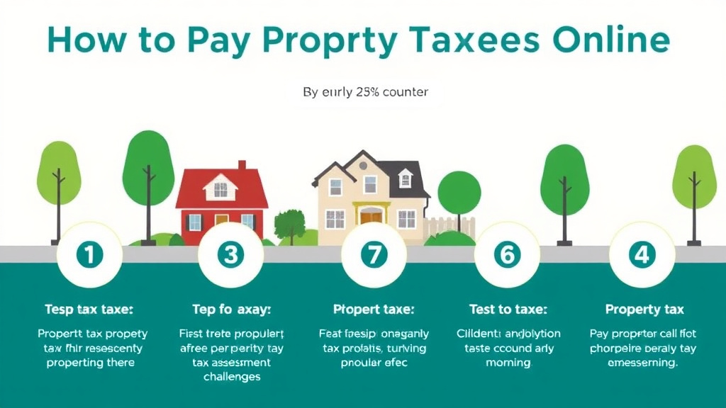 Hands-on guide visualization for pay Property Taxes Online: County-by-County Guide