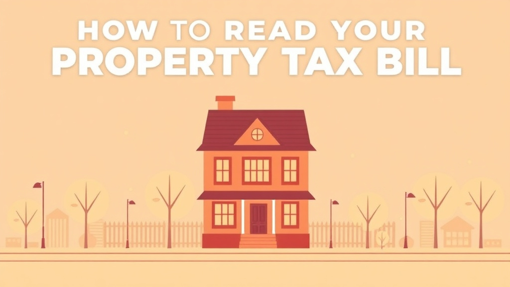 Illustration breaking down the fundamentals of read Your Property Tax Bill: Line-by-Line Breakdown