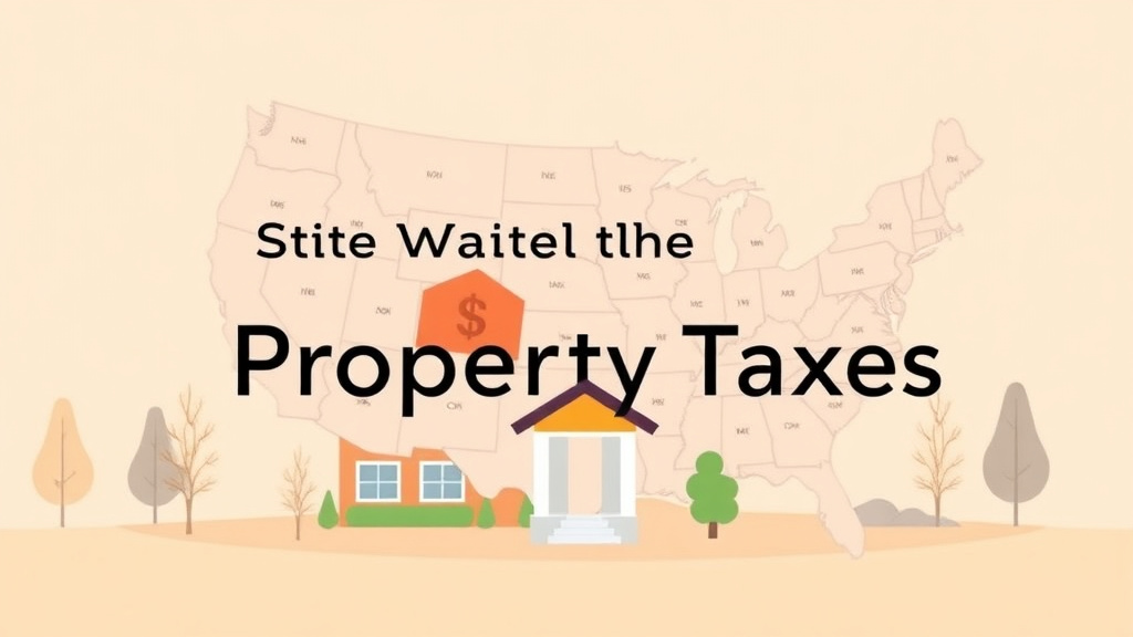 Clear illustration of states With the Lowest Property Taxes in 2026 with supporting details