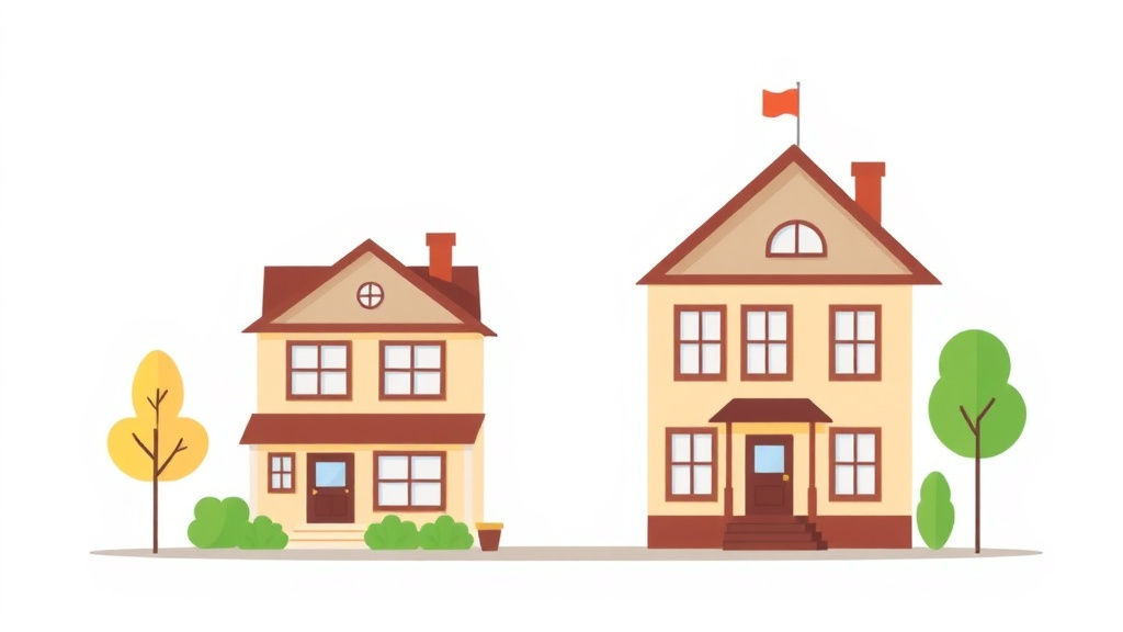 Conceptual diagram showing how personal Property Tax vs Real Property Tax: What Each Covers works in practice