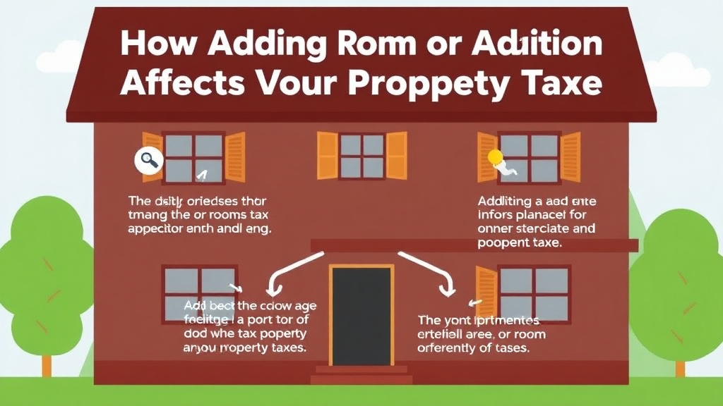 Real-world application diagram for how Adding a Room or Addition Affects Your Property Taxes