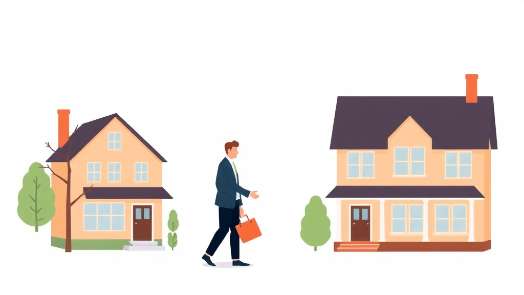 Illustration breaking down the fundamentals of property Taxes During and After Divorce: What Both Spouses Need to Know