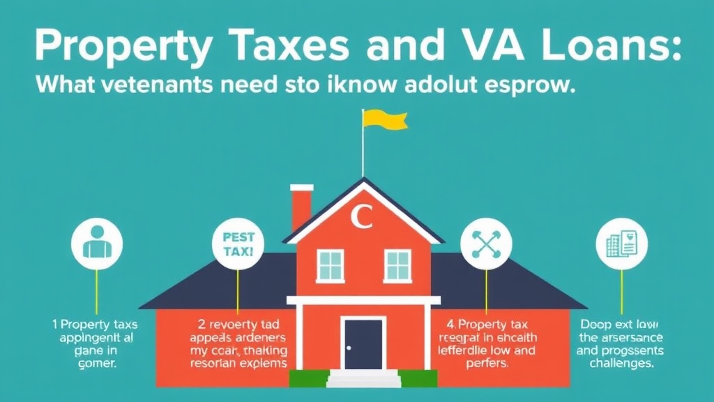 Process flow illustration for putting property Taxes and VA Loans: What Veterans Need to Know About Escrow into action