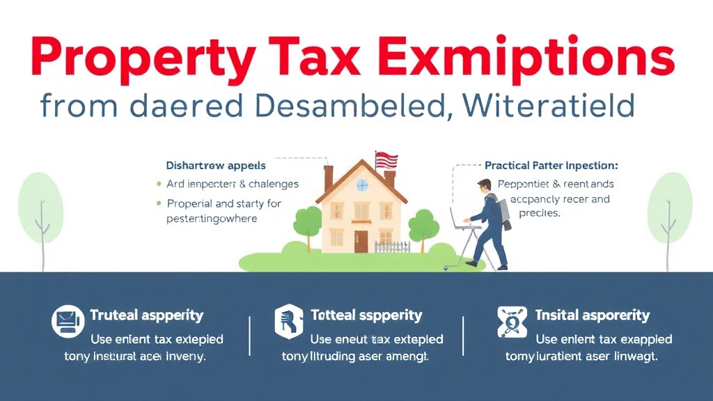 Practical checklist visual for property Tax Exemptions for Veterans and Disabled Veterans