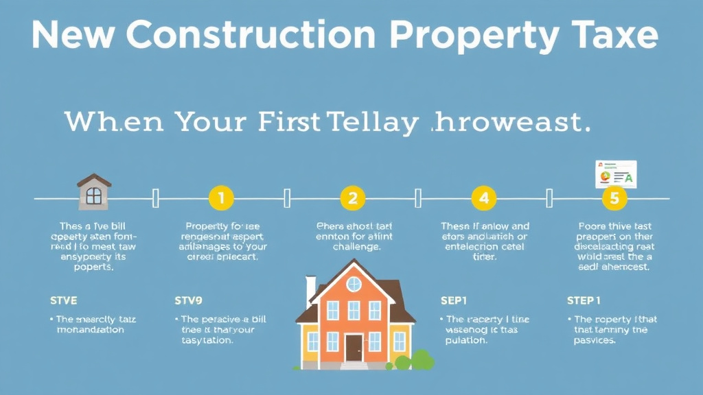 Real-world application diagram for new Construction Property Tax Timeline: When Your First Bill Arrives