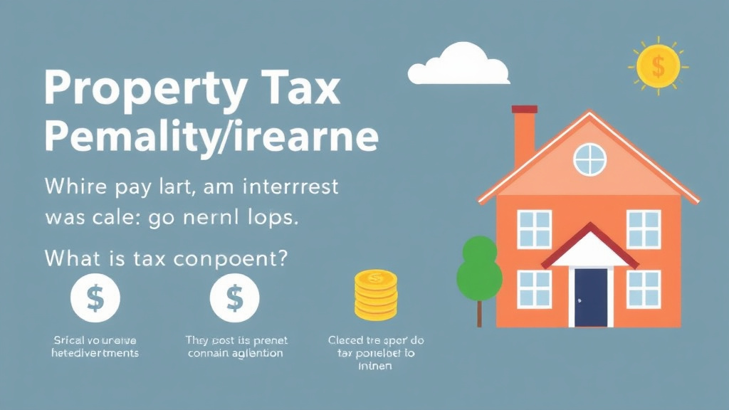 Hands-on guide visualization for property Tax Penalty and Interest: What Late Payment Costs You