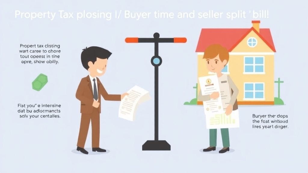 Process flow illustration for putting property Tax Proration at Closing: How Buyer and Seller Split the Bill into action