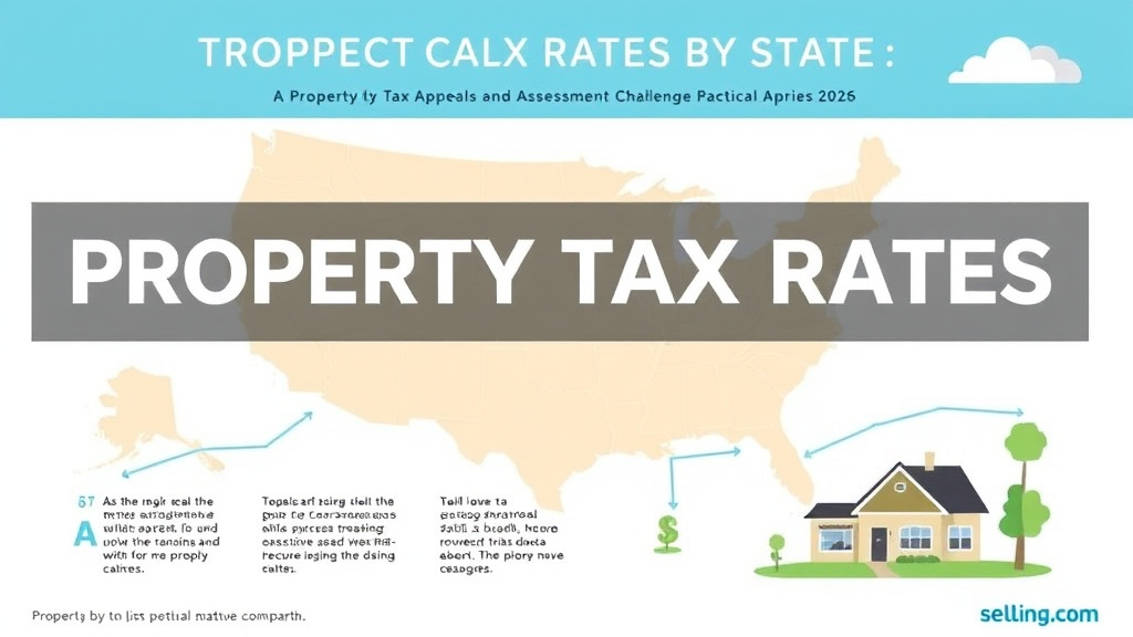 Action-oriented illustration showing how to apply property Tax Rates by State: 2026 Rankings and Comparison