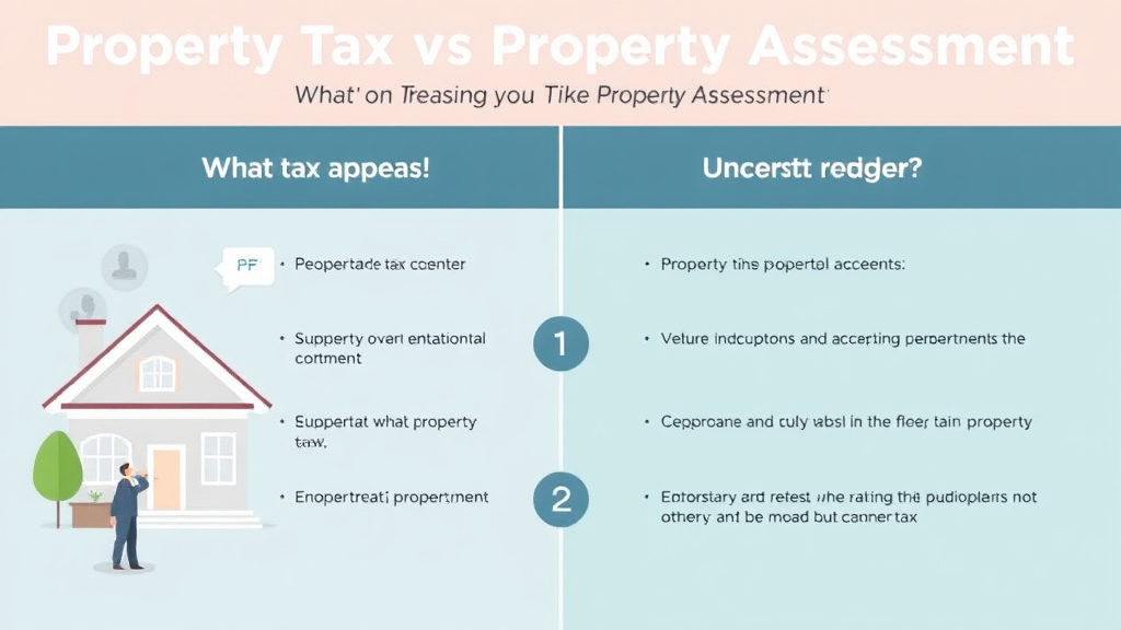 Hands-on guide visualization for property Tax vs Property Assessment: Understanding the Difference