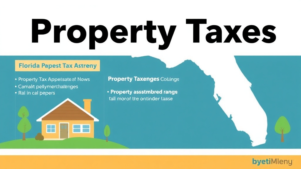 Action-oriented illustration showing how to apply property Taxes in Florida: Rates, Exemptions, and How They Work (2026)