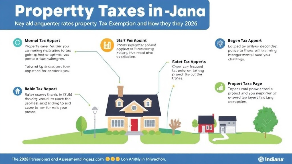 Real-world application diagram for property Taxes in Indiana: Rates, Exemptions, and How They Work (2026)