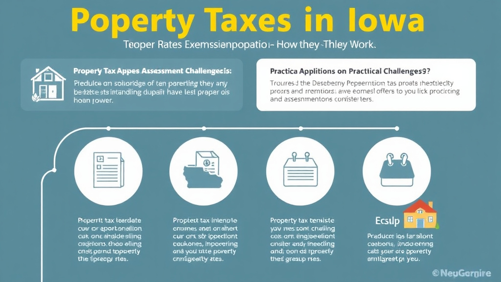 Practical workflow diagram for property Taxes in Iowa: Rates, Exemptions, and How They Work (2026)