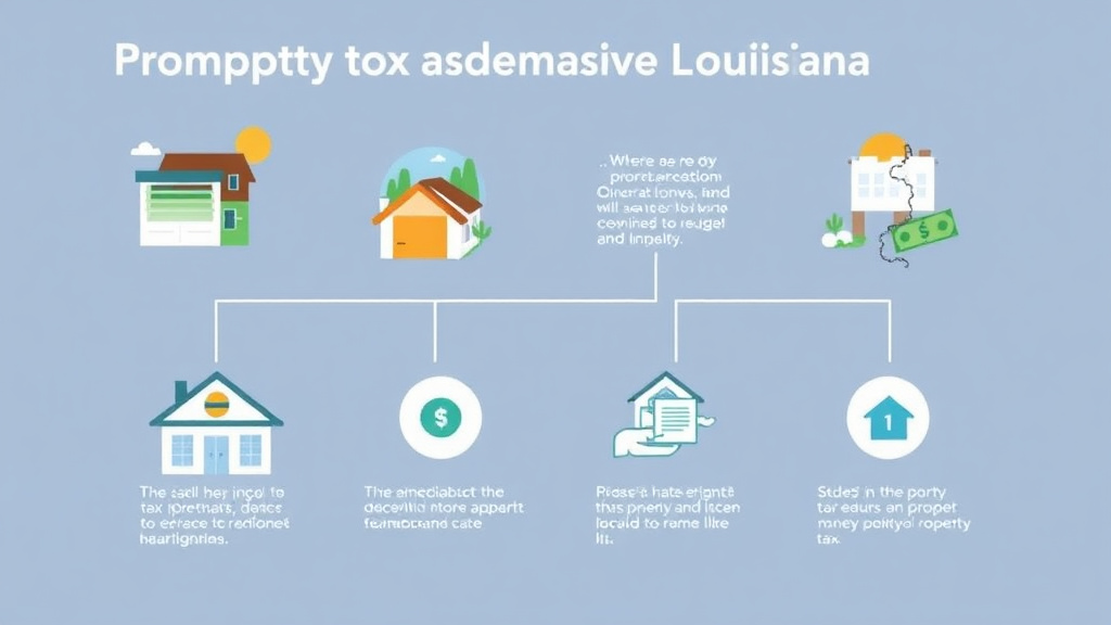 Process flow illustration for putting property Taxes in Louisiana: Rates, Exemptions, and How They Work (2026) into action