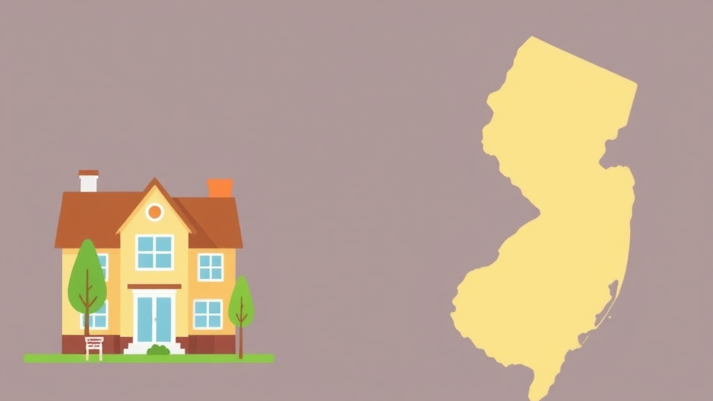 Educational graphic covering the essentials of property Taxes in New Jersey: Rates, Exemptions, and How They Work (2026)