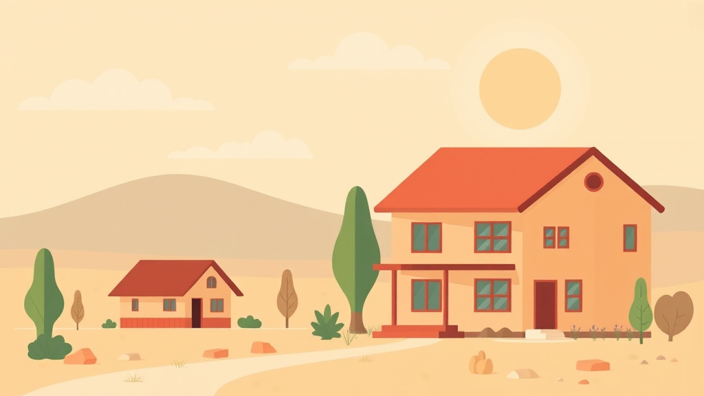 Educational graphic covering the essentials of property Taxes in New Mexico: Rates, Exemptions, and How They Work (2026)