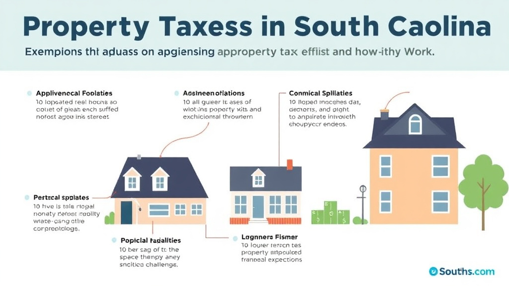 Process flow illustration for putting property Taxes in South Carolina: Rates, Exemptions, and How They Work (2026) into action