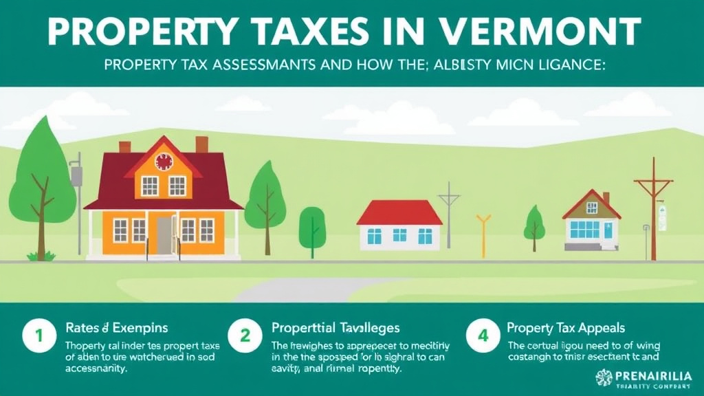 Hands-on guide visualization for property Taxes in Vermont: Rates, Exemptions, and How They Work (2026)