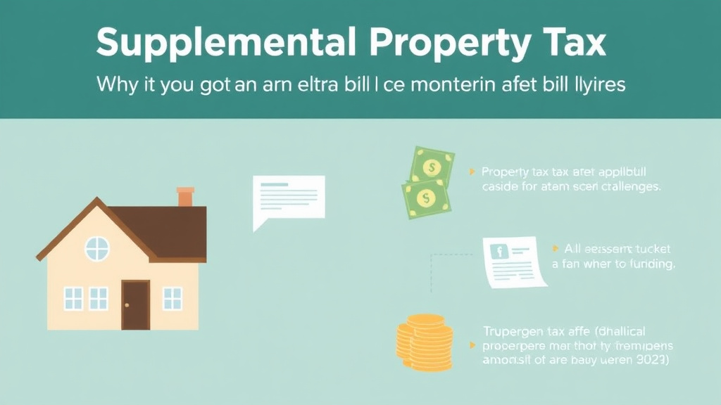 Process flow illustration for putting supplemental Property Tax: Why You Got an Extra Bill After Buying into action
