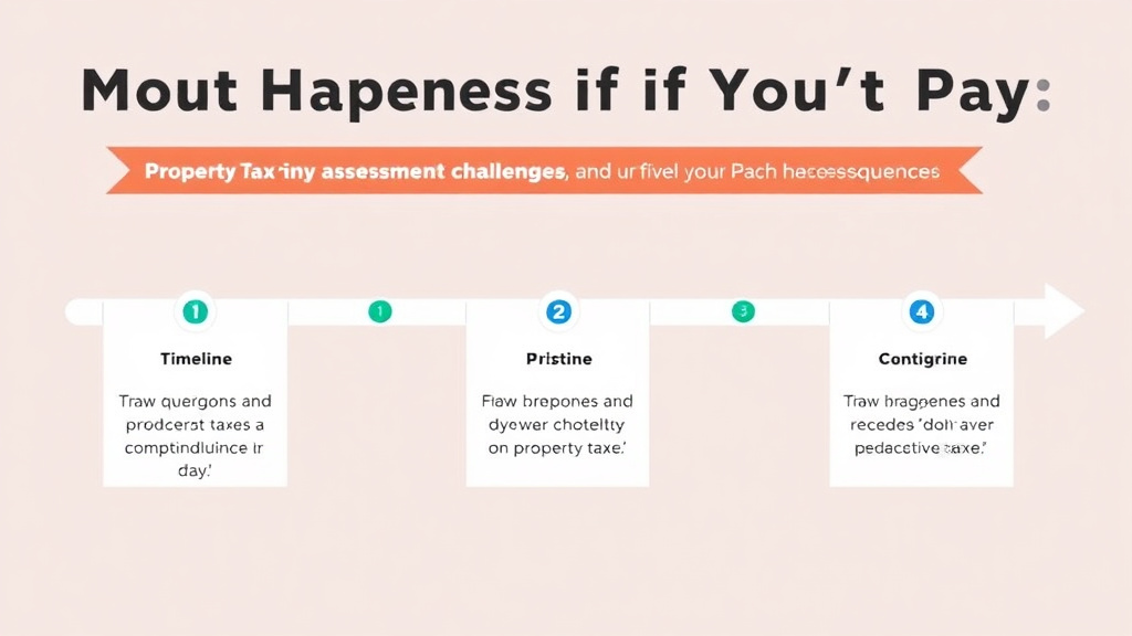 Hands-on guide visualization for what Happens If You Don't Pay Property Taxes? Timeline and Consequences