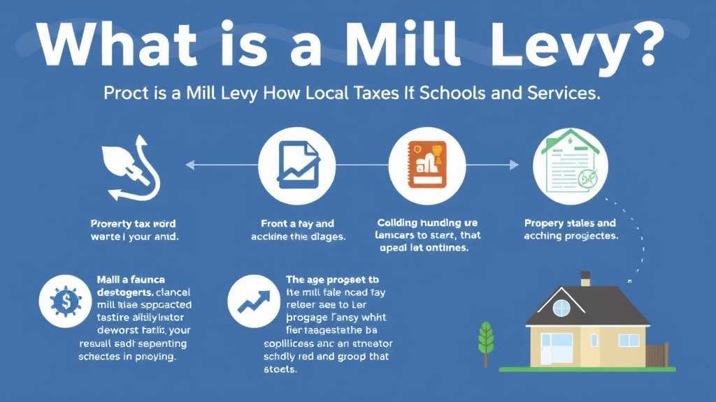 Process flow illustration for putting a Mill Levy? How Local Taxes Fund Schools and Services into action