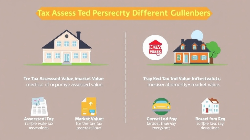 Hands-on guide visualization for tax Assessed Value vs Market Value: Why They Are Different Numbers