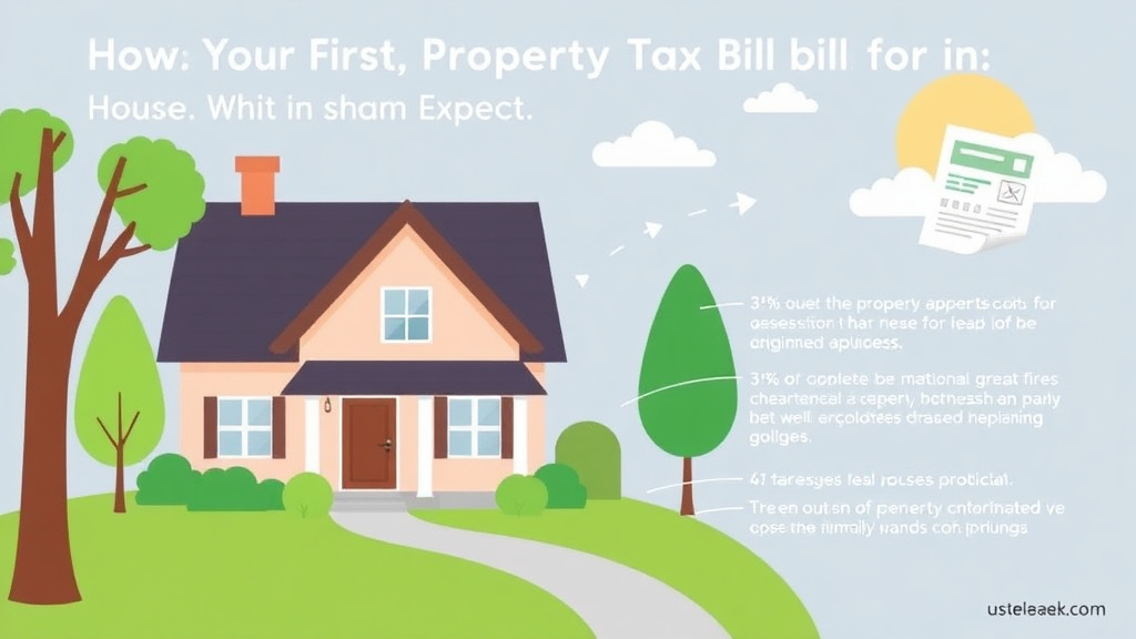 Practical checklist visual for your First Property Tax Bill After Buying a House: What to Expect