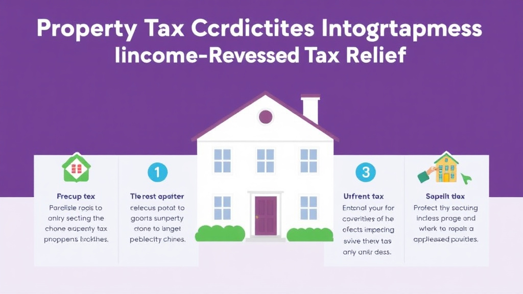 Real-world application diagram for property Tax Circuit Breaker Programs: Income-Based Tax Relief
